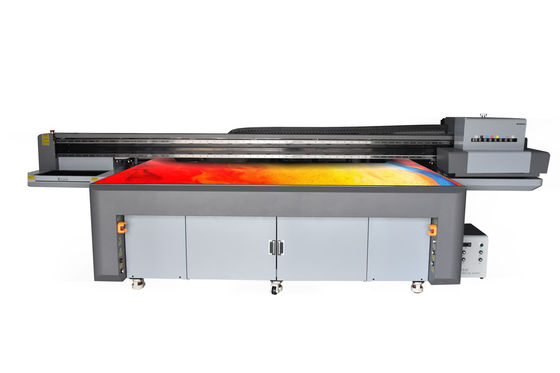 Impresora de gran formato de tipo eléctrico con dimensiones de equipo de 4130 X 2000 X 1300 mm y tipo de tinta basada en pigmentos
