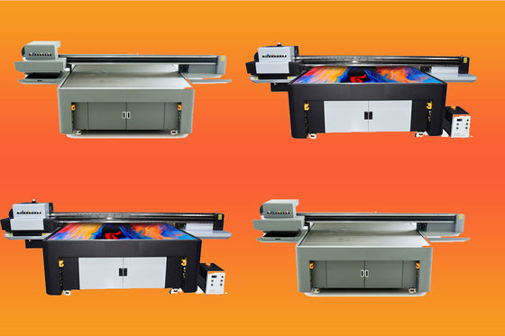 Impresión a chorro de tinta Impresora de gran formato con lámpara UV LED y color de tinta de aceite ligero W CMYKLCLM