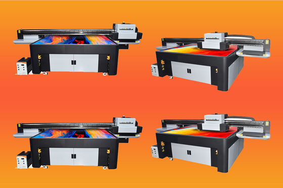 Impresora de gran formato de altura media y ultra alta personalizable 4130 X 2000 X 1300 mm Dimensión del equipo con colores de tinta negra