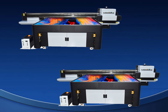 Impresora de piso plano de UV ultraalto personalizable de 10 cm de altura media y 4130 x 2000 x 1300 mm Dimensión del equipo para impresión