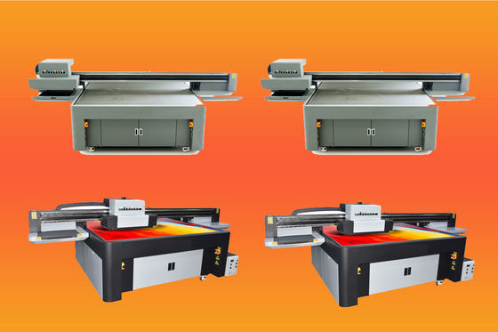 Impresora de tela plana UV de marco de acero con cabeza de impresión Epson DX5 para materiales rígidos y flexibles