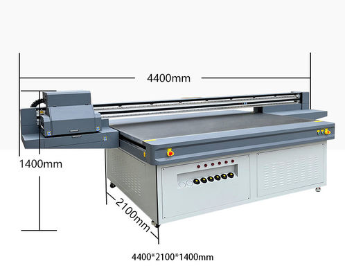 Impresora UV de gran formato de 2500 mm / Impresora UV de cama plana con CMYK vivo + color claro 8 Pases