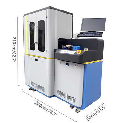 40-120 mm de diámetro máquina de impresión UV de inyección de tinta con pantalla táctil y USB 3.0