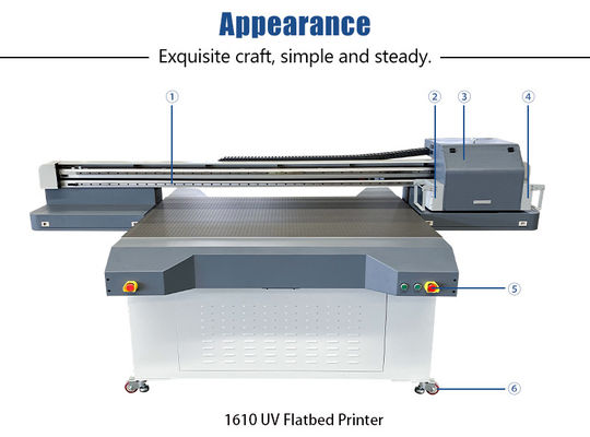 Impresora LED UV de 1200x2500 mm con 50-100 mm de interfaz USB 3.0 de impresión máxima