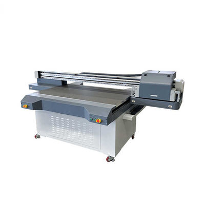 Resolución UV inyección de tinta materiales rígidos y flexibles impresora de cama plana con estructura de marco de acero
