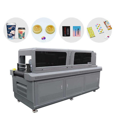 AC 220V/50Hz/60HZ Fuente de alimentación Impresora UV de paso único con sistema de secado de lámparas UV LED y equipo de 800KG N.W