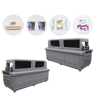 Impresora UV de paso único Impresora de botellas de piso plano con software Onyx Thrive Rip