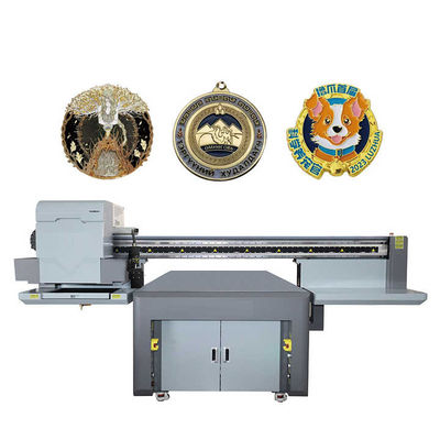 Impresora de tela plana UV de tamaño de impresión 300 mm X 200 mm con tinta UV ambiental LED y sistema de suministro continuo de tinta