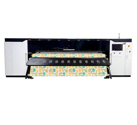 Impresora de bandera con resolución de impresión de 4800 X 1200 Dpi con 14KW de potencia total y 3L de volumen de tinta