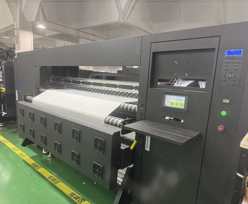 Modo de transmisión de rodillos de caucho Impresora textil digital 3520*1065*1680mm con tecnología de punto variable VSD de alta precisión
