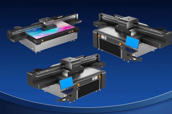 Impresora UV de altura media 0-10cm de una sola pasada con boquilla Ricoh Gen 5i y fuente de alimentación AC 220V/50Hz/60Hz