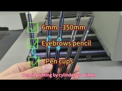 Impresora de tarjetas UV de 10 cm de altura con tinta ecológica LED de aceite ligero WCMYKLCLM